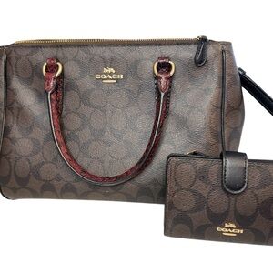 Surrey Carryall In Signature Canvas with Wallet!